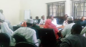 A cross-section of Kano health stakeholders during the orietation meeting