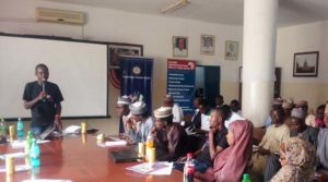 A cross-section of youth participants at the training