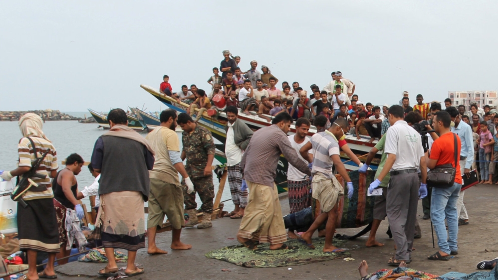 Attack on boat near Bab al-Mandeb Strait leaves dozens of people, reportedly carrying official UNHCR documents, dead.
