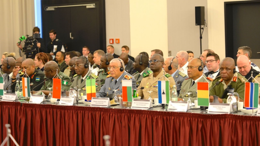 The US is hosting meeting of the group AFRICOM that brings together military leaders from 40 African countries.