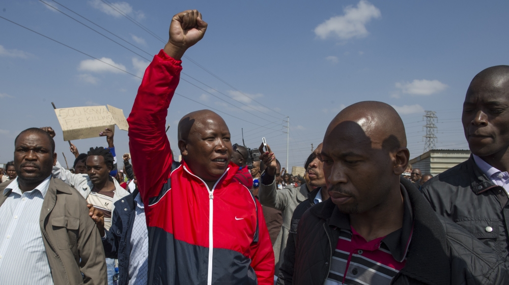 South Africa's political rebel Julius Malema gains support across the nation as he challenges the ruling ANC party.