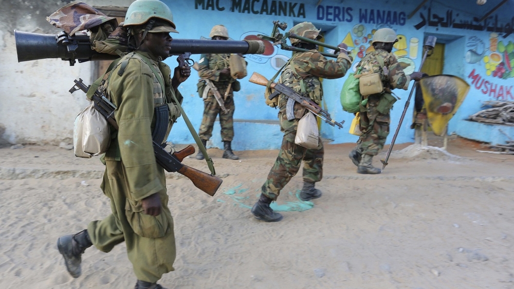 The soldiers from the 101st Airborne Division will mainly train and equip Somalia's army 'to better fight al-Shabab'.