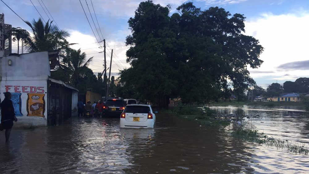 Heavy downpours cause floods along eastern parts of Kenya and Tanzania.