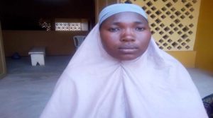 Maimuna Abdulrahim, 25, of Dukawa community, she is 6 months pregnant with her 4th baby