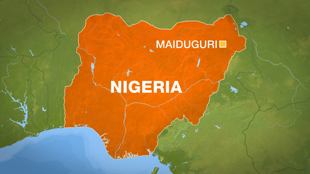 Three suicide bombers detonate explosives near northeast city of Maiduguri in attacks bearing hallmark of Boko Haram.