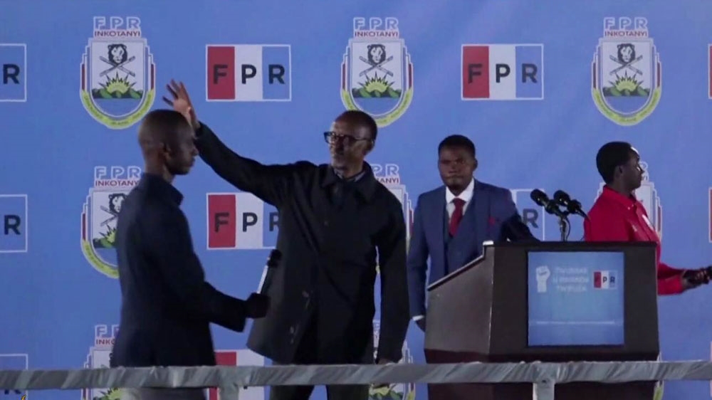 Rwandan president gets a third term with 99 percent of the vote, extending his 17-year rule.